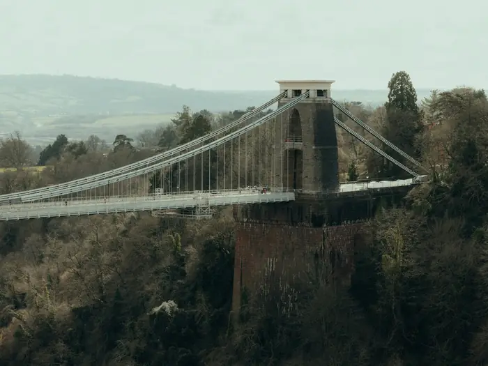 The Clifton Suspension Bridge across the Avon Gorge